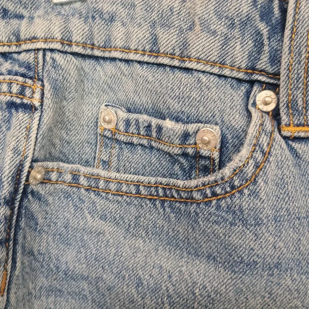 Aeropostale Original Low Rise Baggy Denim Shorts Sz 2